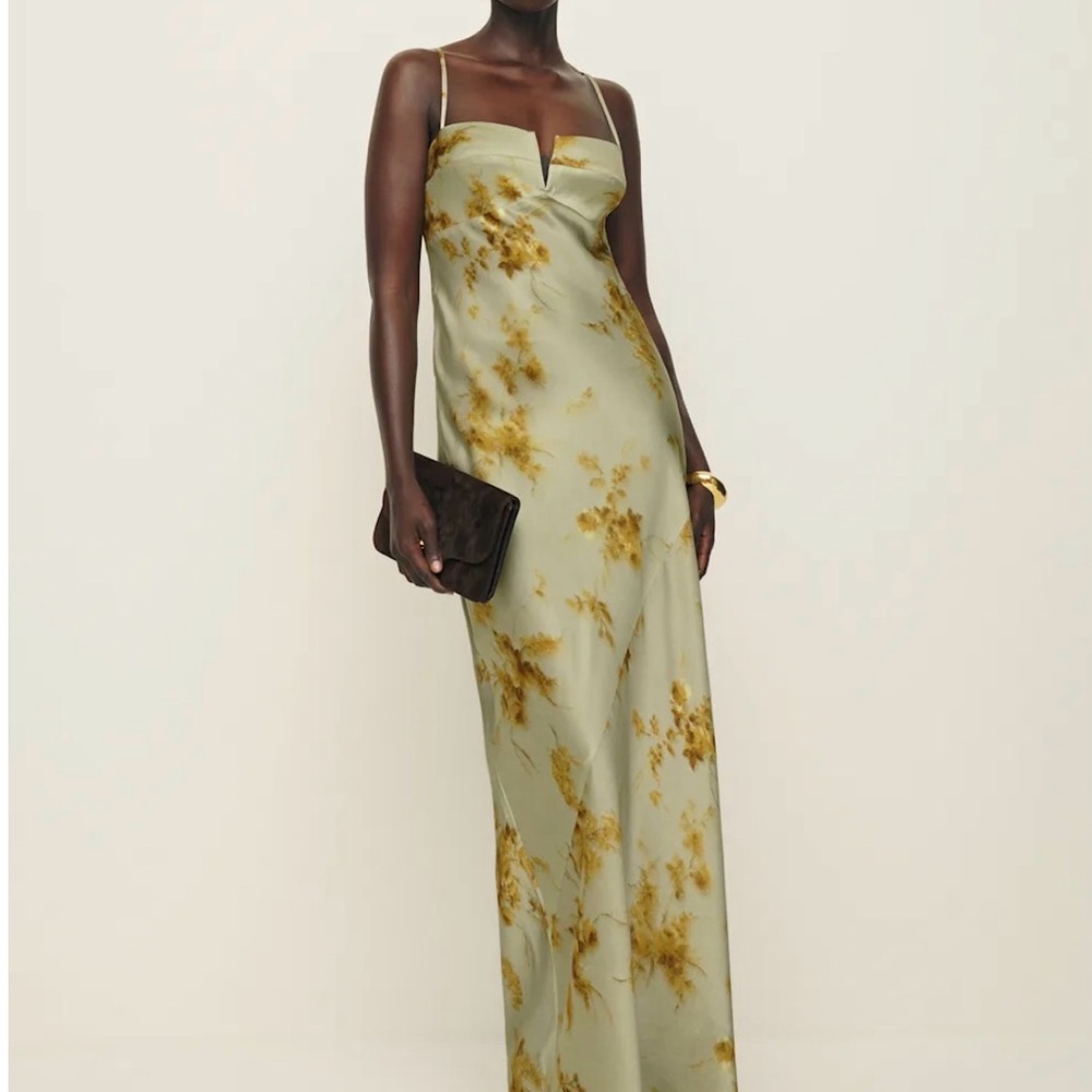 Reformation Brie Silk Dress - Picture 4 of 5